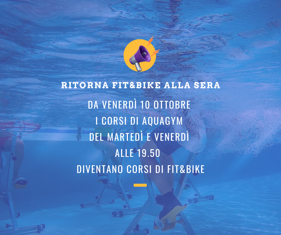 Corso di fit&bike serale